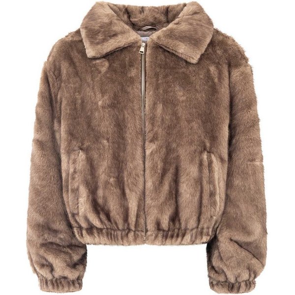 Zwillingsherz Fellimitatjacke Soft Leo/Uni