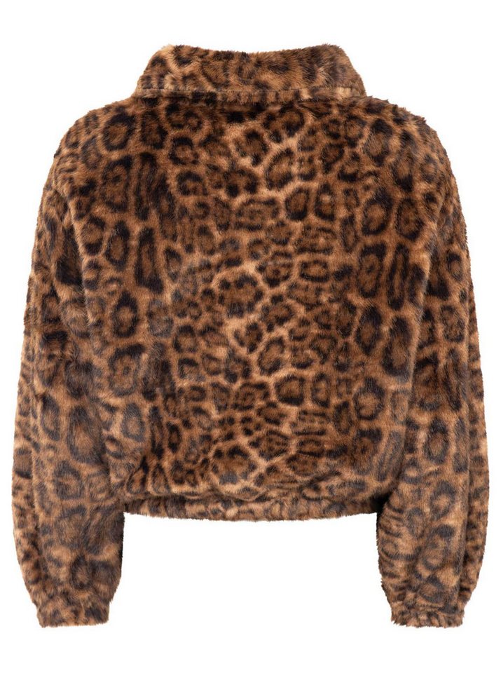 Zwillingsherz Fellimitatjacke Soft Leo/Uni – Bild 2 von 4