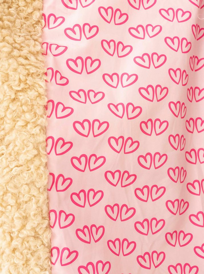 Zwillingsherz Fellimitatmantel Happiness & Love – Bild 4 von 4