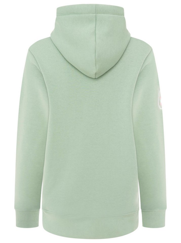 Zwillingsherz Hoodie "Moin Moin" auffälliges Front Logo, Anker am Arm, Kapuze mit Kordel, Kängurutasche – Bild 4 von 5