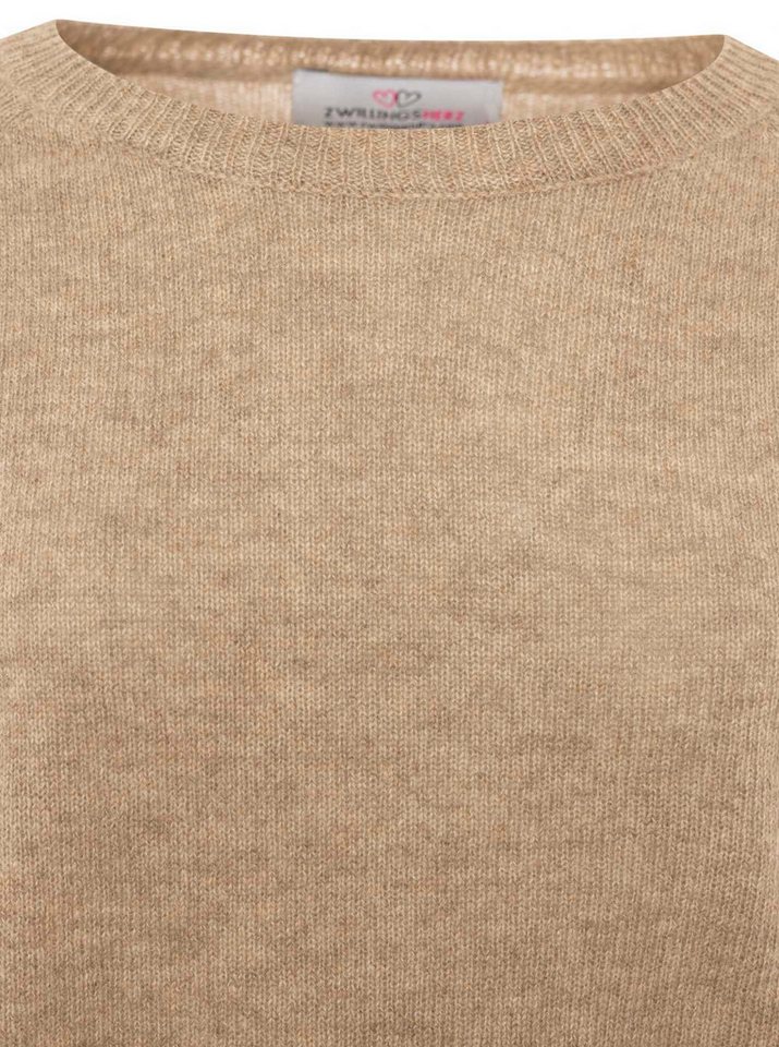 Zwillingsherz Kaschmirpullover 100% Kaschmir Rundhalspullover – Bild 3 von 3