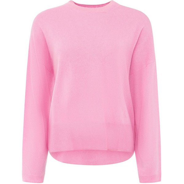 Zwillingsherz Kaschmirpullover Kastiger Rundhalspullover