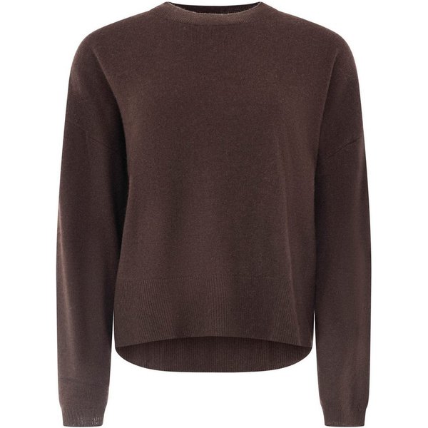 Zwillingsherz Kaschmirpullover Kastiger Rundhalspullover