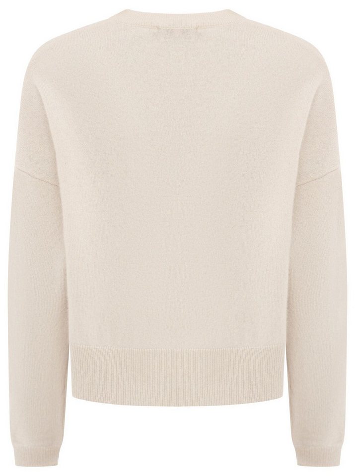 Zwillingsherz Kaschmirpullover Kastiger Rundhalspullover – Bild 2 von 3