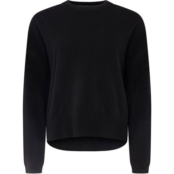 Zwillingsherz Kaschmirpullover Kastiger Rundhalspullover