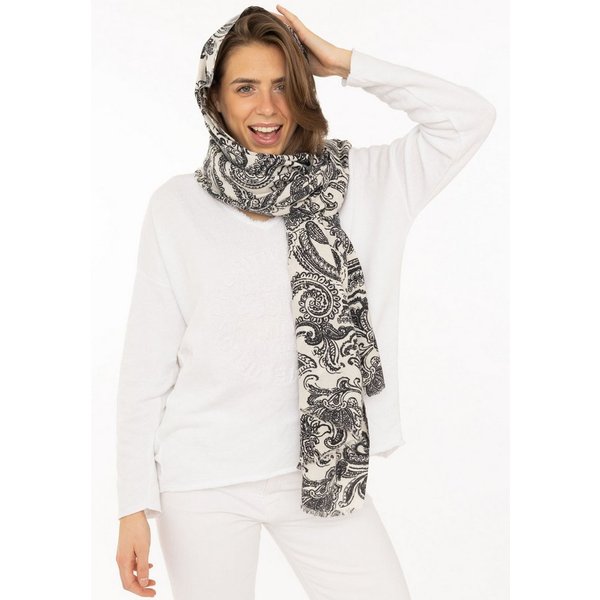 Zwillingsherz Schal "Classic Paisley", anschmiegsam, zeitloses Paisleymuster