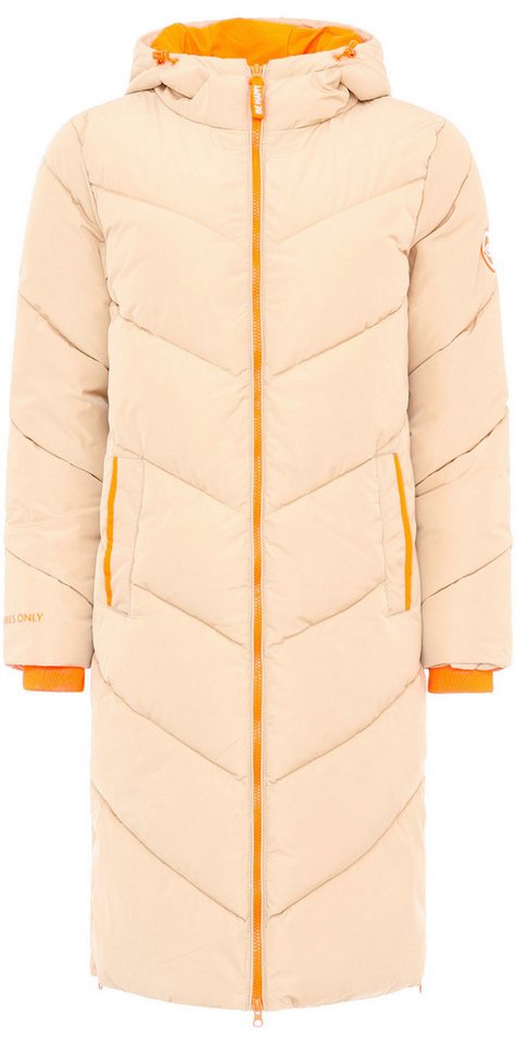 Zwillingsherz Steppjacke "Positive Mind" Doppelzipper, Kapuze mit Schriftzug hinten, Kontrastdetails, wärmend – Bild 2 von 5