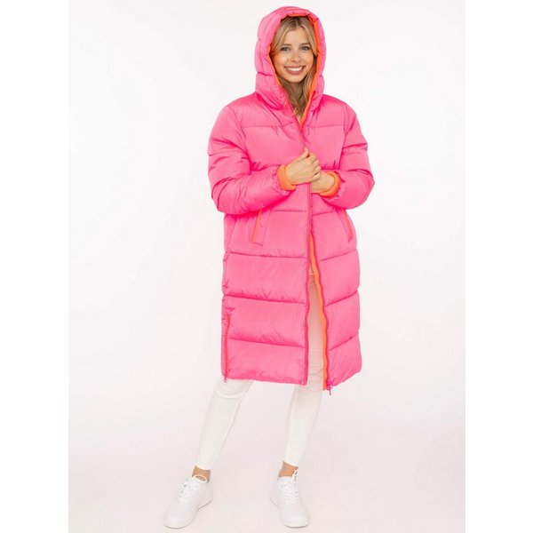 Zwillingsherz Steppmantel „Cozy“ Kapuze, farbliche Details, Reißverschluss, elastische Bündchen