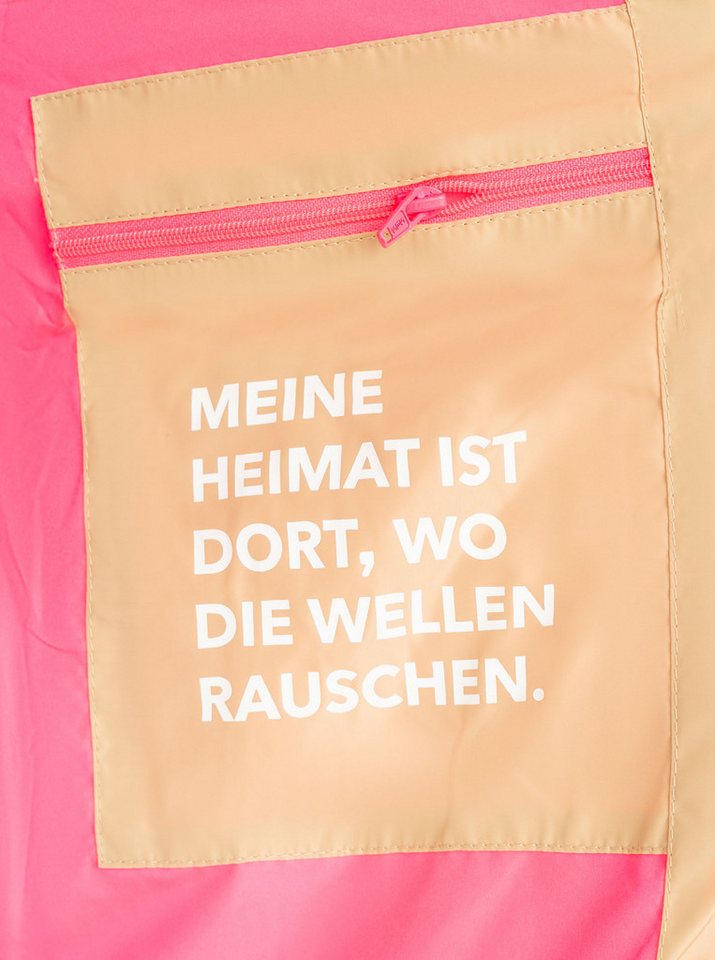 Zwillingsherz Steppweste "Strandglück" Kapuze, Eingriffstaschen, Ankermotiv – Bild 5 von 5
