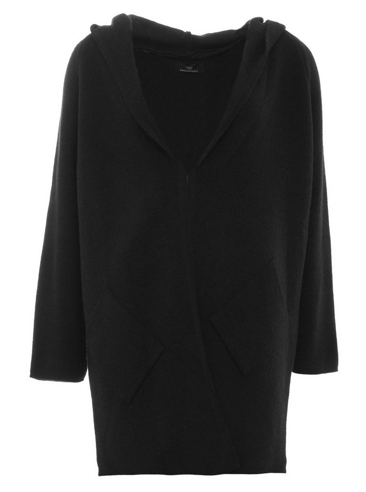 Zwillingsherz Strickjacke Langarm, bequem, Taschen, One Size, ohne Verschluss, Kapuze – Bild 5 von 5