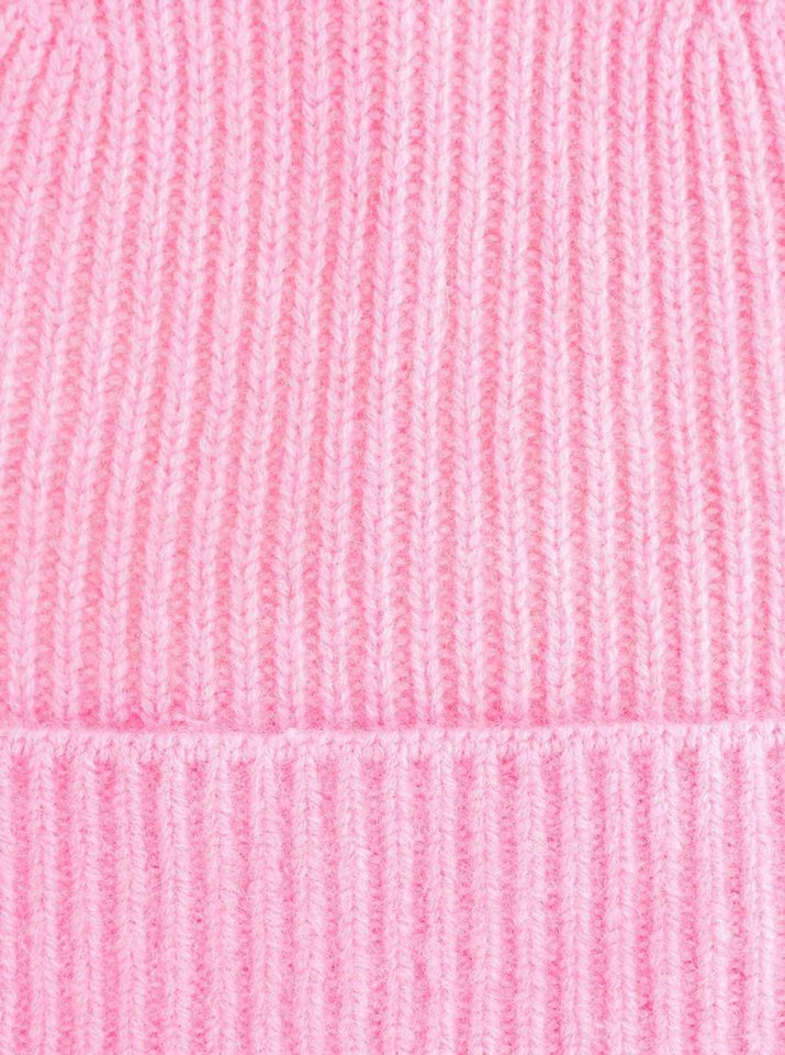 Zwillingsherz Strickmütze 100% Kaschmir Umschlagmütze – Bild 2 von 2