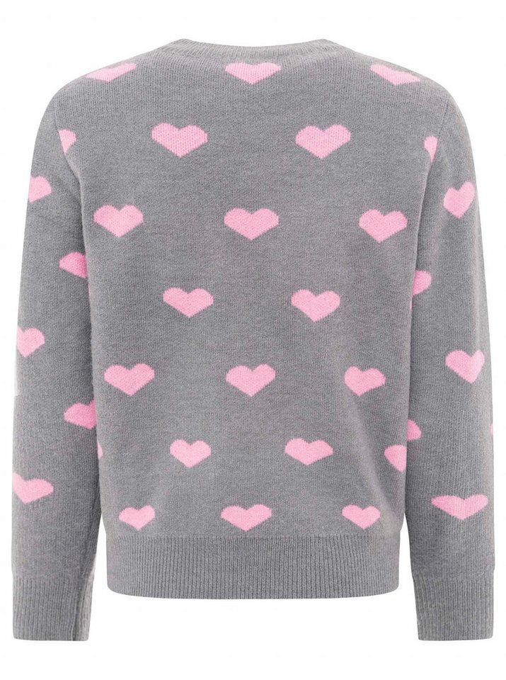 Zwillingsherz Strickpullover "Herz" mit Herzmotiv, Rundhalsausschnitt – Bild 4 von 5