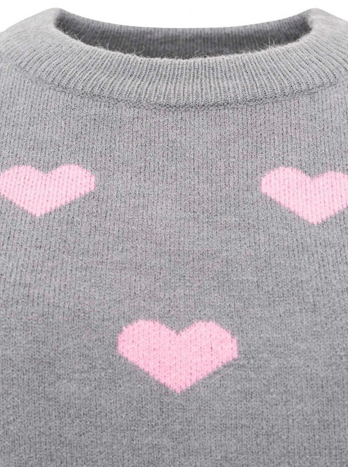Zwillingsherz Strickpullover "Herz" mit Herzmotiv, Rundhalsausschnitt – Bild 5 von 5