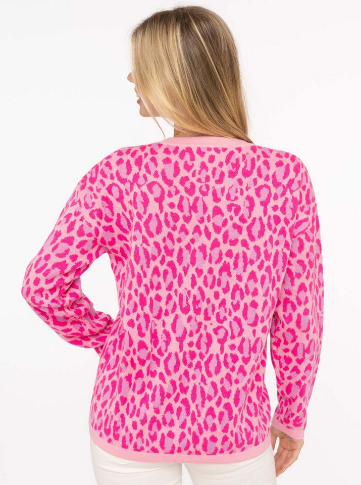Zwillingsherz Strickpullover "Wild Heart" mit Neon Aufschrift – Bild 3 von 5