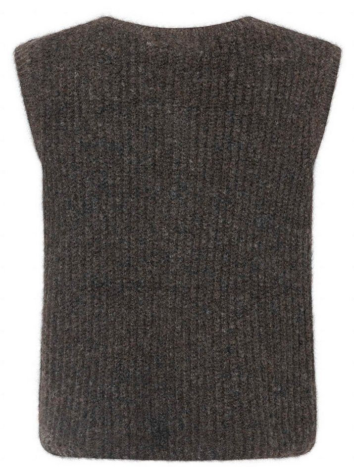 Zwillingsherz Strickweste mit Knöpfen und Patch – Bild 2 von 3