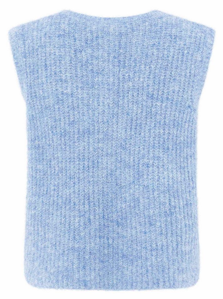 Zwillingsherz Strickweste mit Knöpfen und Patch – Bild 2 von 3
