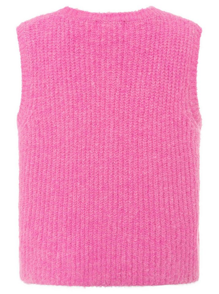 Zwillingsherz Strickweste mit Knöpfen und Patch – Bild 2 von 3