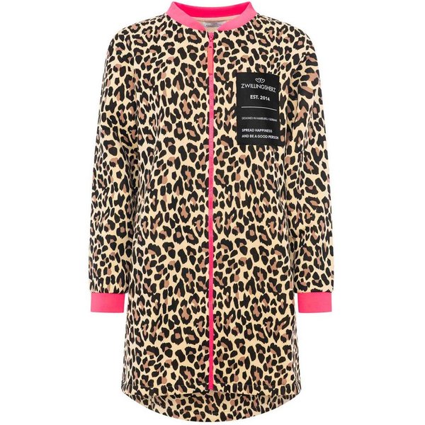Zwillingsherz Sweatjacke Bombermantel "Leo Love"