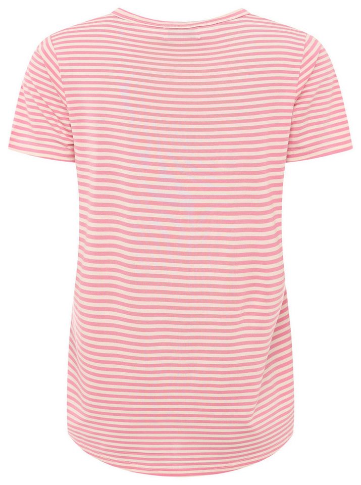 Zwillingsherz T-Shirt "Anker Moin" gestreift, gestickter Schriftzug, maritim, Rundhals – Bild 4 von 5