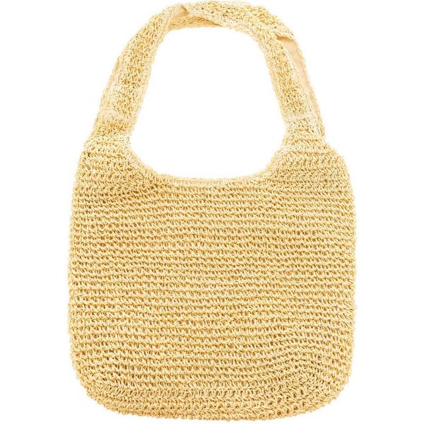 Zwillingsherz Tragetasche "Shopper", geflochtenes Material, Schulterhenkel