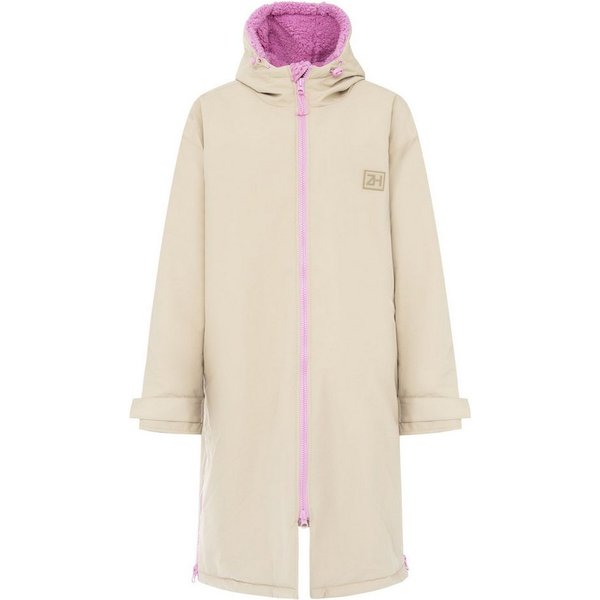 Zwillingsherz Windbreaker Oversize "Windjacke" Seitentaschen, Kapuze, Weicher Stoff, Fällt größer aus