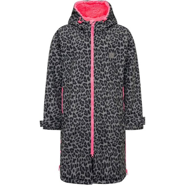 Zwillingsherz Windbreaker Oversize "Windjacke" Seitentaschen, Kapuze, Weicher Stoff, Fällt größer aus