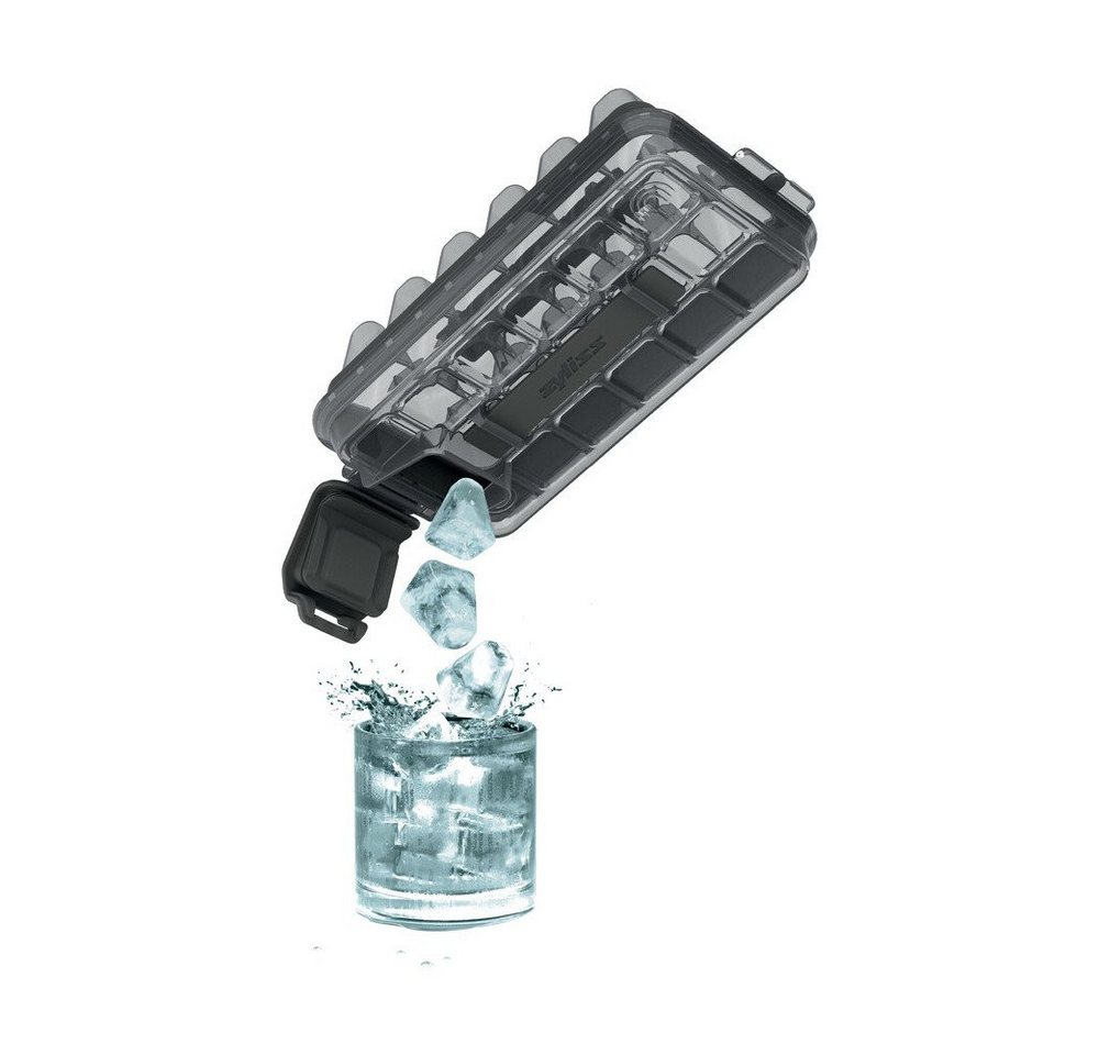 zyliss Eiswürfelform Press & Pull Eiswürfelform 24,8x12,9x5,8 cm schwarz, (1-tlg), Eiswürfelbereiter Professional – Bild 2 von 2
