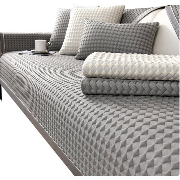 Zyronn Sofaschoner Sofabezug Sofa-Schutzbezug, Waschbare rutschfeste Sofabezüge, für Ecksofas mit 1, 2, 3 oder 4 Sitzen