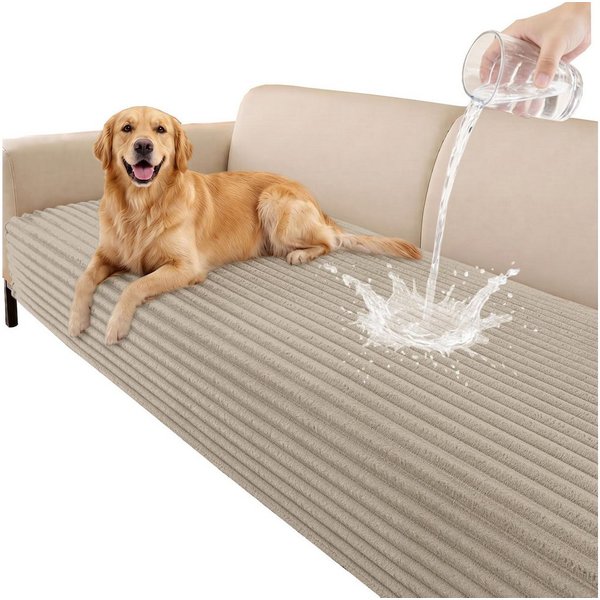 Zyronn Sofaschoner Wasserdicht Sofa Überzug Dicke Sofabezug, Kratzfest Hund Katze, Sofaschoner, Rutschfester Sofa Cover Couch Überzug